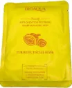BIOAQUA                                                                                                   TURMERIC FACIAL MASK                                                                                             ANTI-OXIDATIÓN SOOTHING                                                                          INHIBITIÓN ACNÉ SKIN