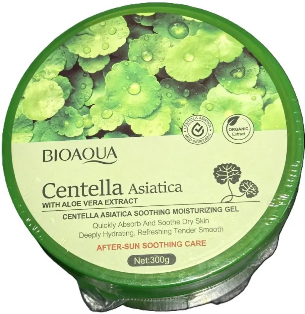 [6942349790232] BIOACUA                                                                                                            CENTELLA ASIATICA                                                                                 SOOTHING MOISTURIZING GEL                                                                                                                                                    WITH ALOE VERA EXTRACT