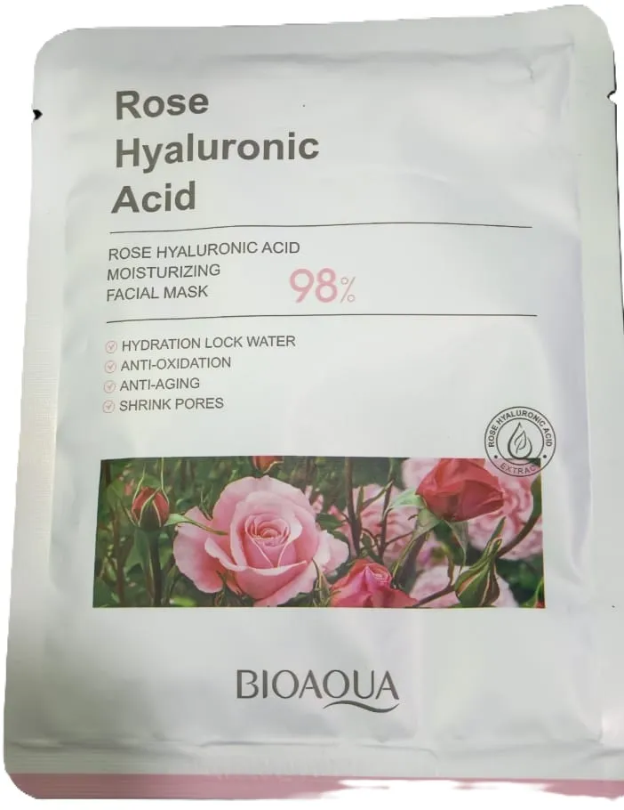 [6942349715402] ROSE                                                                                            ROSE HYALURONIC ACID                                          MOUSTORICING                                                                 FACIAL MASK