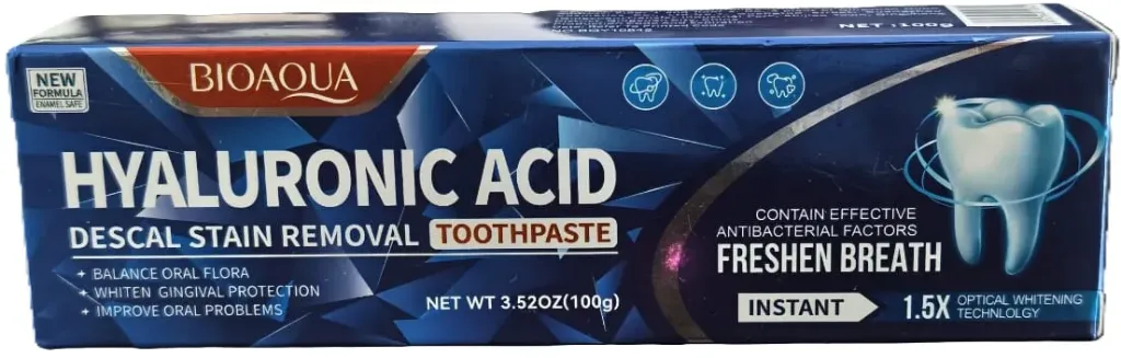 [6974784010842] BIOAQUA                                                                                                                        TOOTHPASTE                                                           HYALURONIC ACID