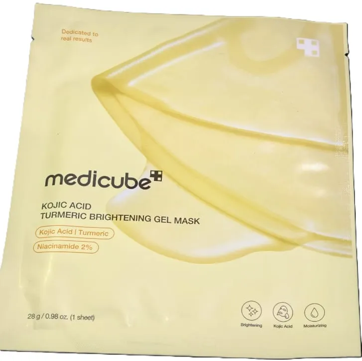 [8800256114658] MEDICUBE                                                                                                        KOJIC ACID                                                                                                  TURMERIC BRIGHTENING GEL MASK                                               NIACINAMIDE 2%