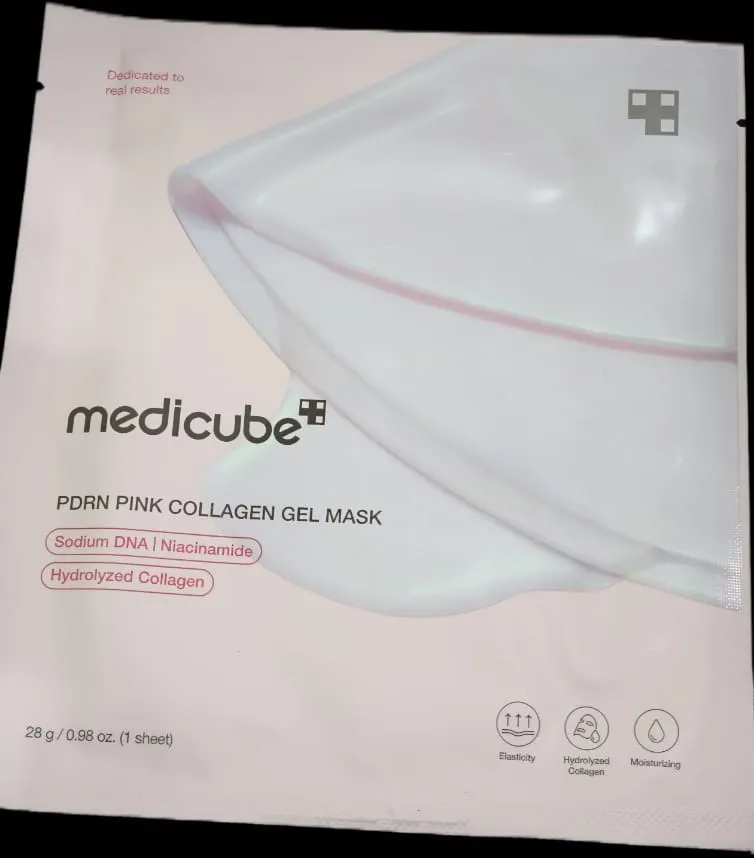 MEDICUBE                                                                                                PDRN PINK                                                                                                                                                                         COLLAGEN GEL MASK                                                          SODIUM DNA/NIACINAMIDE